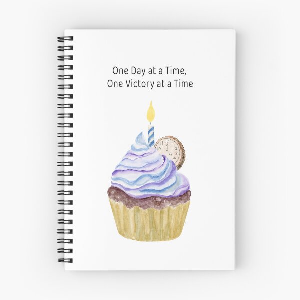Item preview, Happy Sobriety Anniversary Cupcake With Clock designed and sold by daphsam.
