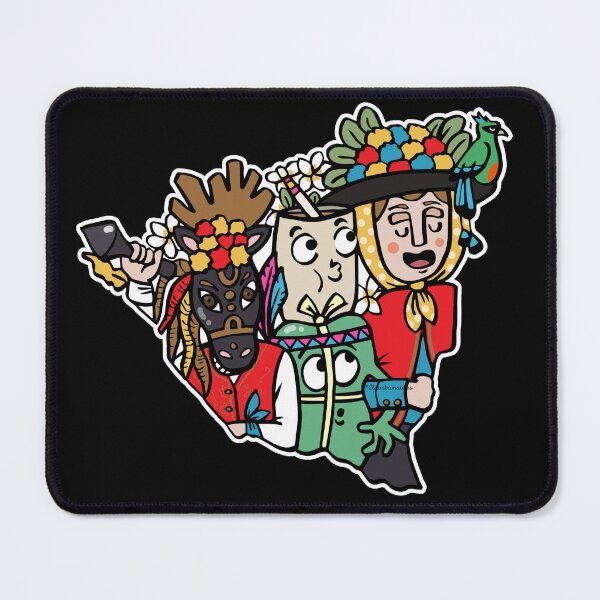 Item preview, Map of Nicaragua With El Gueguense And Nacatamal designed and sold by Claustronautas.