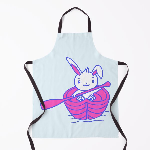 Item preview, Cute Rabbit Bunny Paddles Rowing Boat Love Comic designed and sold by shirt-o-mat.