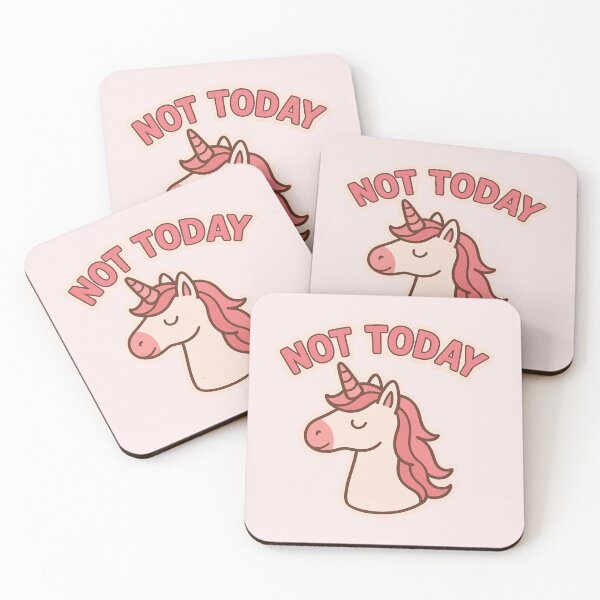 Item preview, NOT TODAY UNICORN designed and sold by HeavensRoom777.