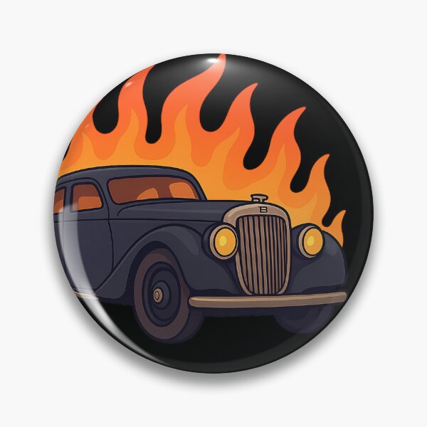 Item preview, Bentley on fire designed and sold by sneebudle.