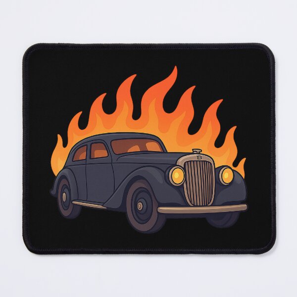 Item preview, Bentley on fire designed and sold by sneebudle.