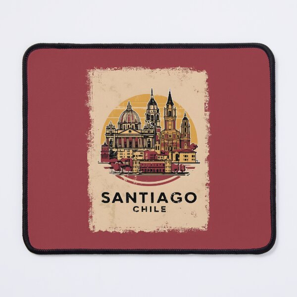 Item preview, A Vintage Travel Illustration of Santiago - Chile  designed and sold by GoodOldVintage.