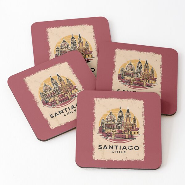 Item preview, A Vintage Travel Illustration of Santiago - Chile  designed and sold by GoodOldVintage.