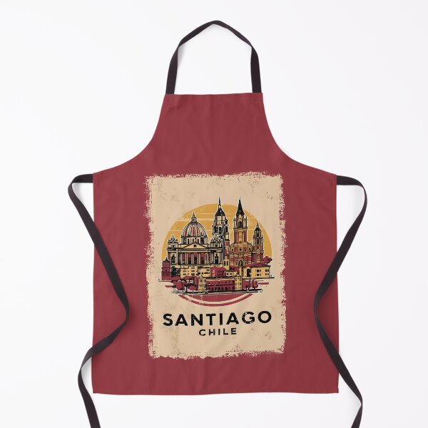 Item preview, A Vintage Travel Illustration of Santiago - Chile  designed and sold by GoodOldVintage.
