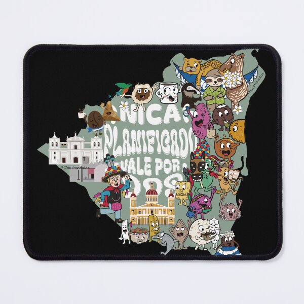 Item preview, Nicaragua Map: Nica Planificado Vale Por Dos (Spanish) designed and sold by Claustronautas.