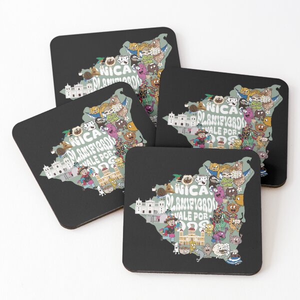 Item preview, Nicaragua Map: Nica Planificado Vale Por Dos (Spanish) designed and sold by Claustronautas.