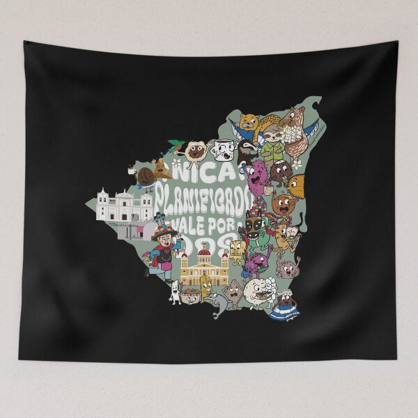 Item preview, Nicaragua Map: Nica Planificado Vale Por Dos (Spanish) designed and sold by Claustronautas.