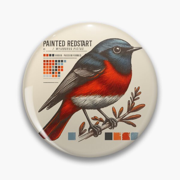 Item preview, Painted Redstart 2 designed and sold by theAVIARY7.