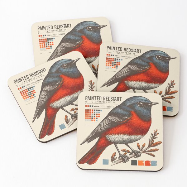 Item preview, Painted Redstart 2 designed and sold by theAVIARY7.