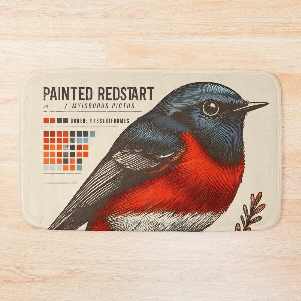 Item preview, Painted Redstart 2 designed and sold by theAVIARY7.