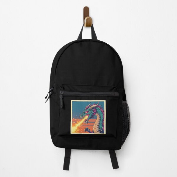 Item preview, Retro Comic Style Dragon Breathing Fire designed and sold by Claustronautas.