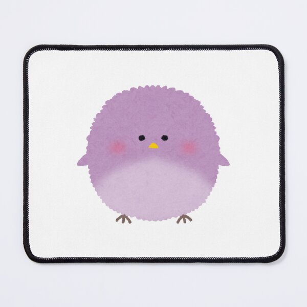 Item preview, Round Purple Kawaii Bird – Cute Chubby Chirp designed and sold by Blueprint&co.
