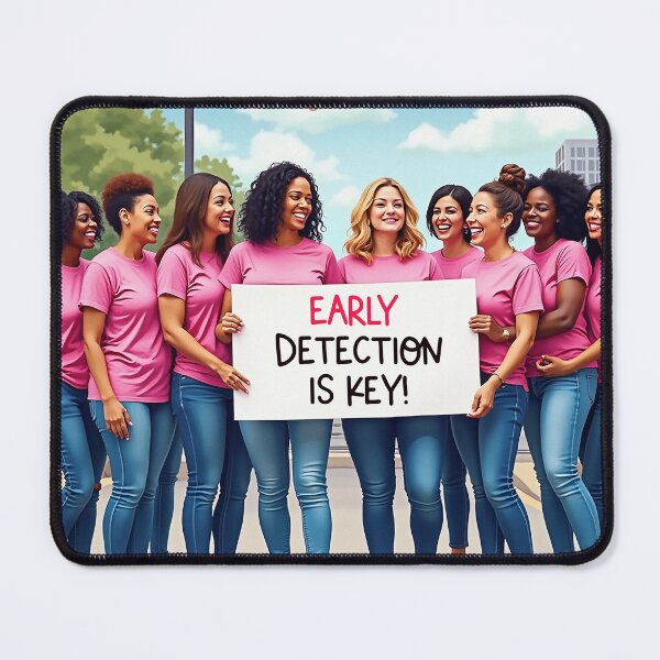 Item preview, EARLY DETECTION IS KEY designed and sold by alegnacreates.
