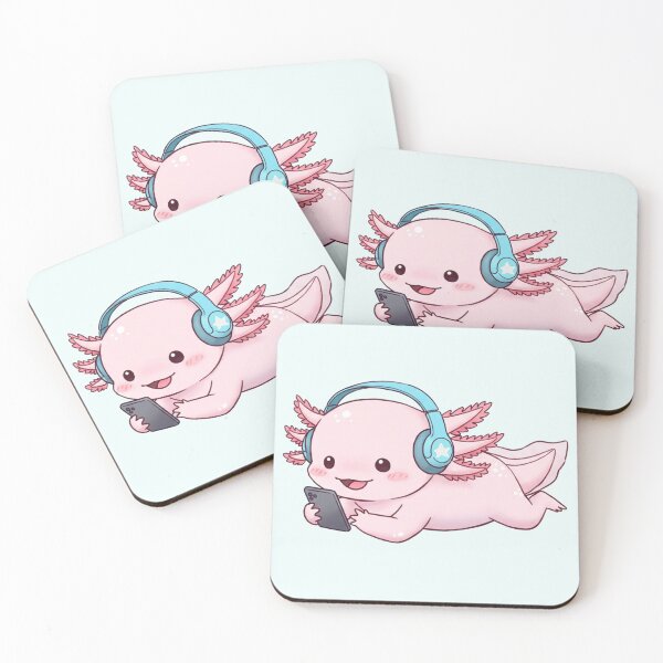 Item preview, Cute Axolotl Chillin With Cell designed and sold by Claustronautas.