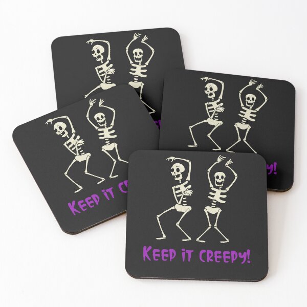 Item preview, Keep it Creepy Dancing Skeletons Halloween Design designed and sold by PureGoldDesigns.