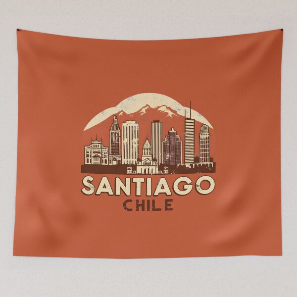 Item preview, A Vintage Travel Illustration of Santiago - Chile  designed and sold by GoodOldVintage.