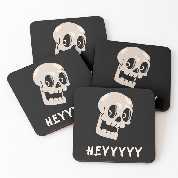 Item preview, Skull Heyyyyy Halloween Design designed and sold by PureGoldDesigns.