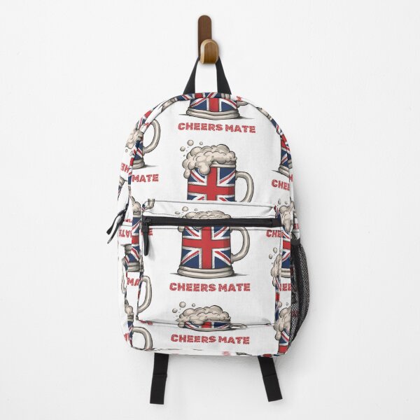 Item preview, Cheers Mate! UK Flag Beer Mug designed and sold by GiftLore Studio.