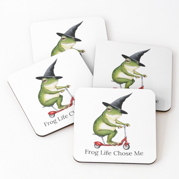 Item preview,  Frog Life Chose Me - Funny Frog Quote T-Shirt designed and sold by TheMysticNook.