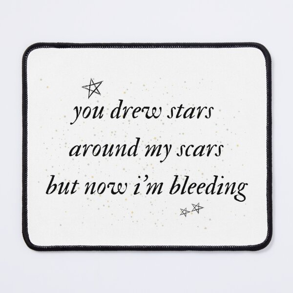 Item preview, "you drew stars around my scars but now I'm bleeding" - Cardigan by Taylor Swift designed and sold by jolesartt.
