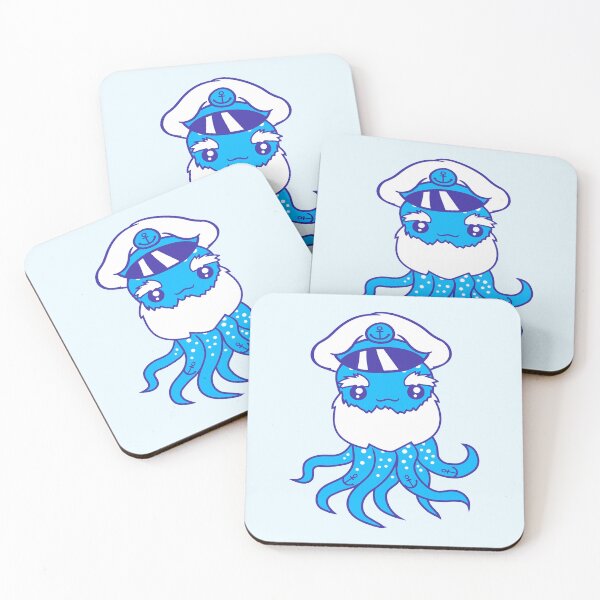 Item preview, Old Octopus Octopus Cephalopod Funny Captain Squid designed and sold by shirt-o-mat.