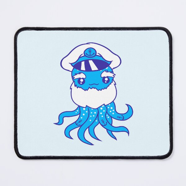 Item preview, Old Octopus Octopus Cephalopod Funny Captain Squid designed and sold by shirt-o-mat.
