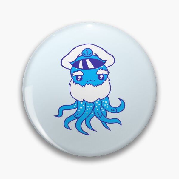 Item preview, Old Octopus Octopus Cephalopod Funny Captain Squid designed and sold by shirt-o-mat.