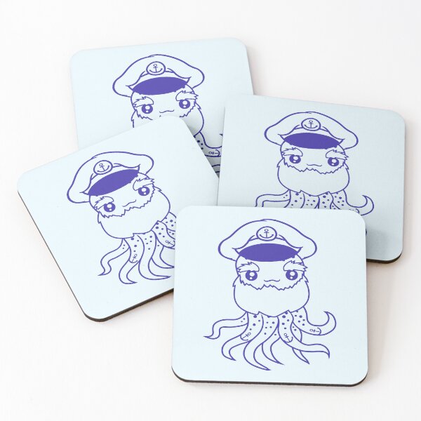 Item preview, Old Octopus Octopus Cephalopod Funny Captain Squid designed and sold by shirt-o-mat.