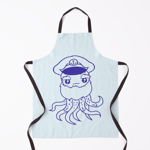 Item preview, Old Octopus Octopus Cephalopod Funny Captain Squid designed and sold by shirt-o-mat.