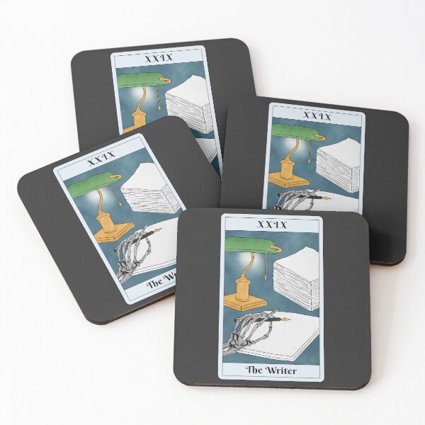 Item preview, The Writer (pen and paper) Tarot Card designed and sold by Marguerite Artistry.