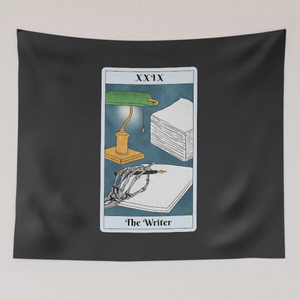 Item preview, The Writer (pen and paper) Tarot Card designed and sold by Marguerite Artistry.