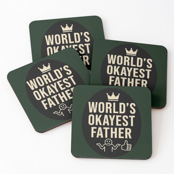 Item preview, World's Okayest Dad designed and sold by ShirtsRGood-Wear Your Personality with Shirts R Good. .