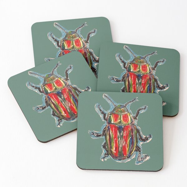 Item preview, Rainbow Leaf Beetle designed and sold by ashetastic art.