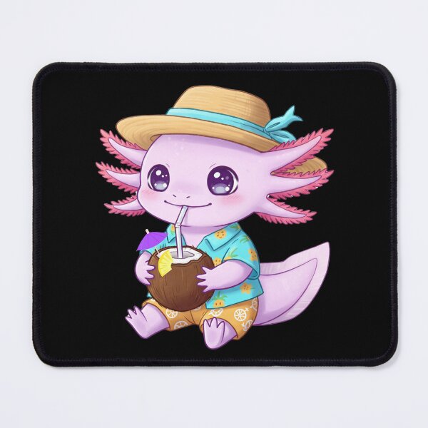 Item preview, Axolotl Drinking Coconut designed and sold by Claustronautas.