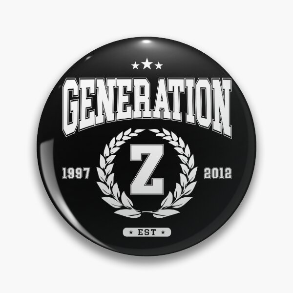 Artikelvorschau, Generation Z Vintage College Weißer Text entworfen und verkauft von reka-designs.