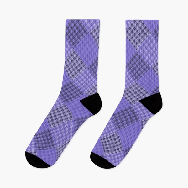 Item preview, Plaid Diamonds mono-purple designed and sold by mikor.
