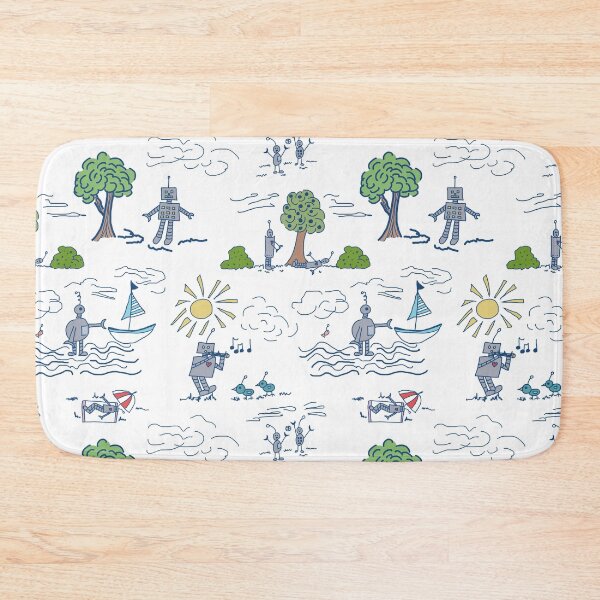 Item preview, Retro Robots At Play designed and sold by RepeatCandy.