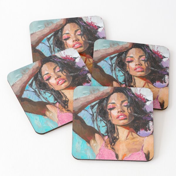 Item preview, Sensual lips and eyelids by Elin Norrgård designed and sold by VelvetEchoArt.