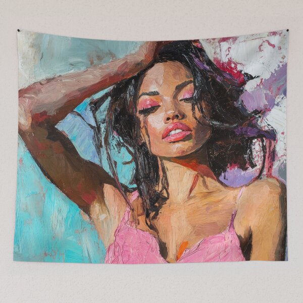 Item preview, Sensual lips and eyelids by Elin Norrgård designed and sold by VelvetEchoArt.