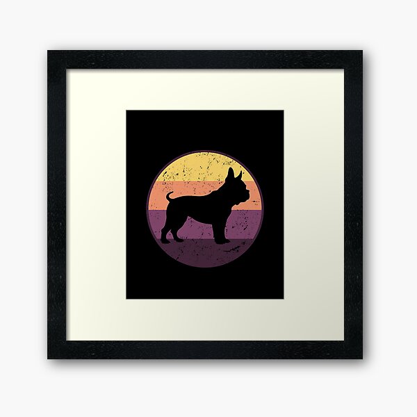 Item preview, Minimalist Sunset French Bulldog designed and sold by Ripper19.