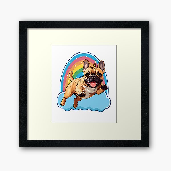 Item preview, Cute Unicorn French Bulldog designed and sold by Ripper19.
