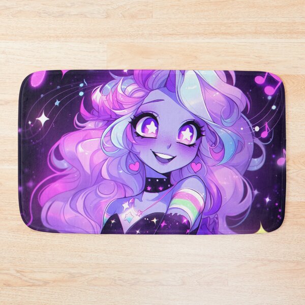 Item preview, Magical Neon Unicorn Idol Girl designed and sold by bubblegoth.