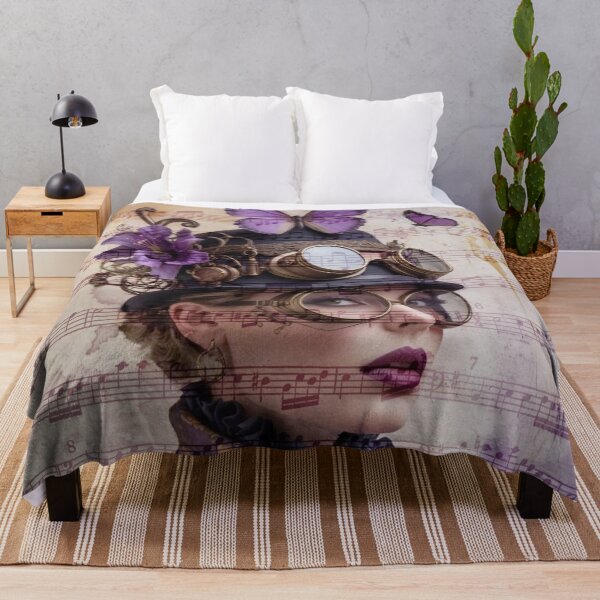 Item preview, Purple Steampunk Muse – Music, Gears & Grace designed and sold by sneidere9dace.