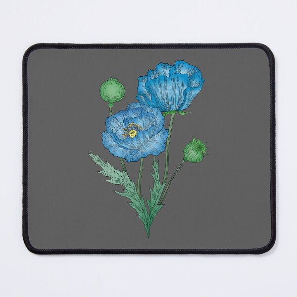 Item preview, Blue Poppy Flowers designed and sold by Marguerite Artistry.