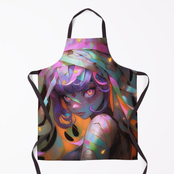 Item preview, Enchanted Anime Mummy with Neon Wrappings designed and sold by bubblegoth.
