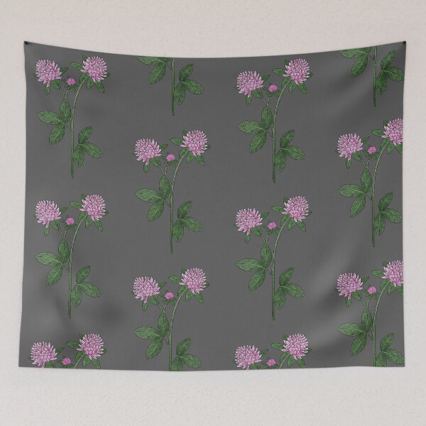 Item preview, Red Clover Flowers designed and sold by Marguerite Artistry.