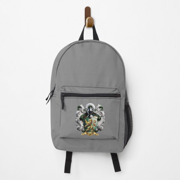 Item preview, Morgan Family Crest Golden Lion of Valor on Emerald Green Shield designed and sold by Highlandkings.