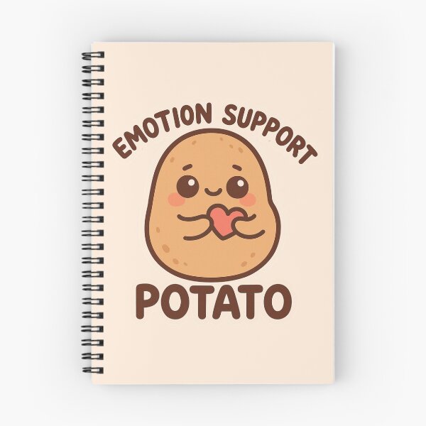Item preview, emotion support potato designed and sold by HeavensRoom777.