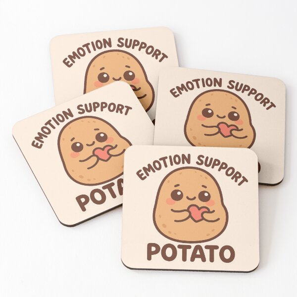Item preview, emotion support potato designed and sold by HeavensRoom777.